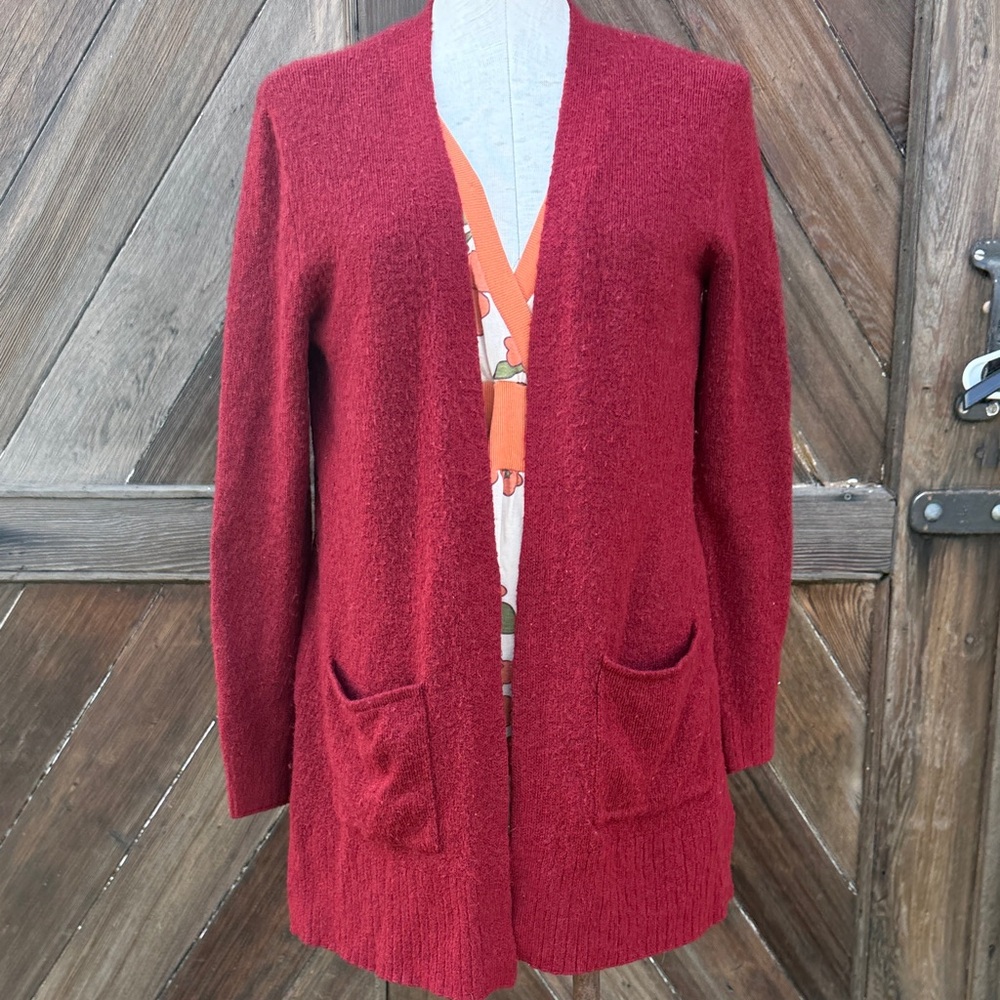 Old Navy Women's Rich Red Cardigan S